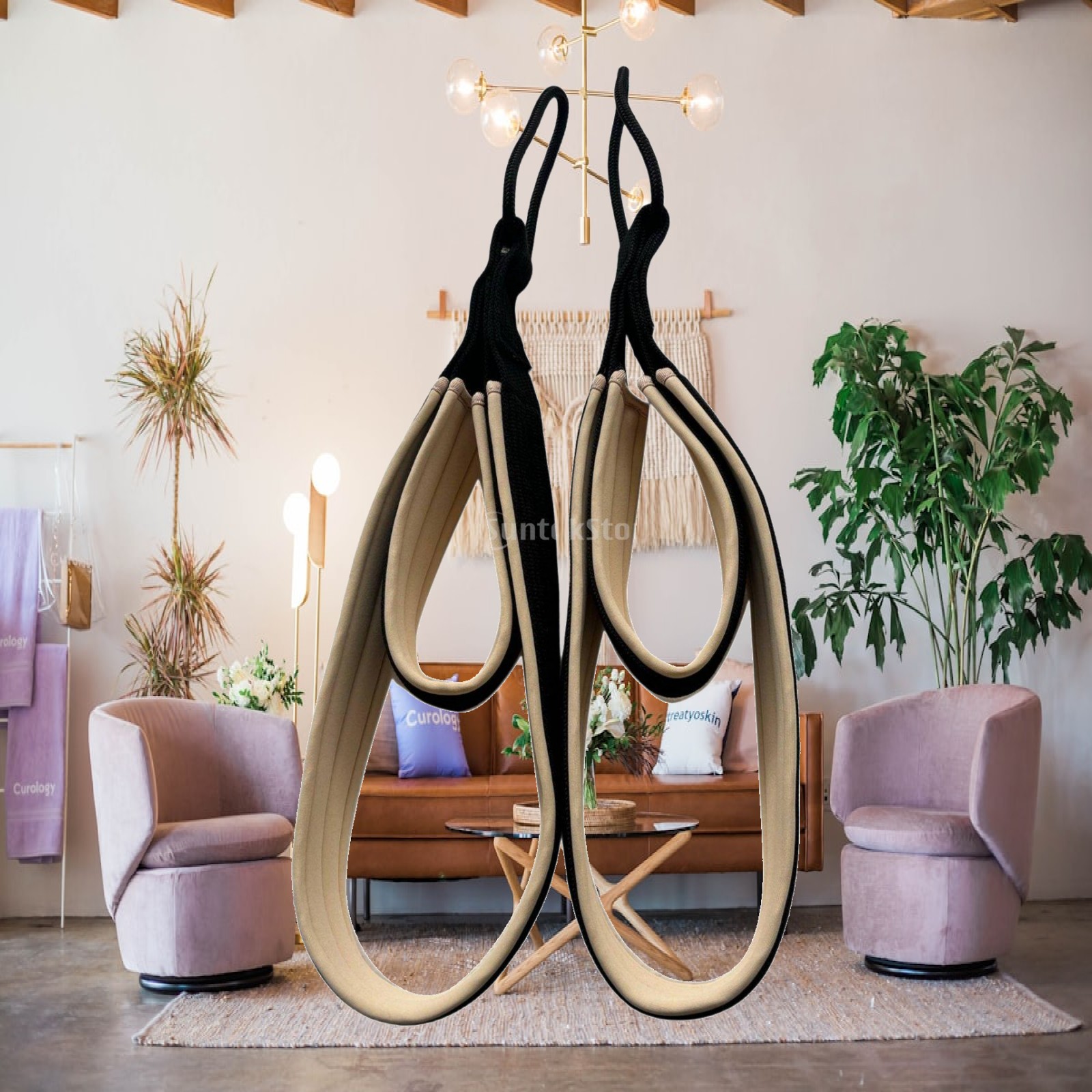 Pilates & Yoga With Harna - Pilates Overhead Handle Non-Slip Grip Pilates