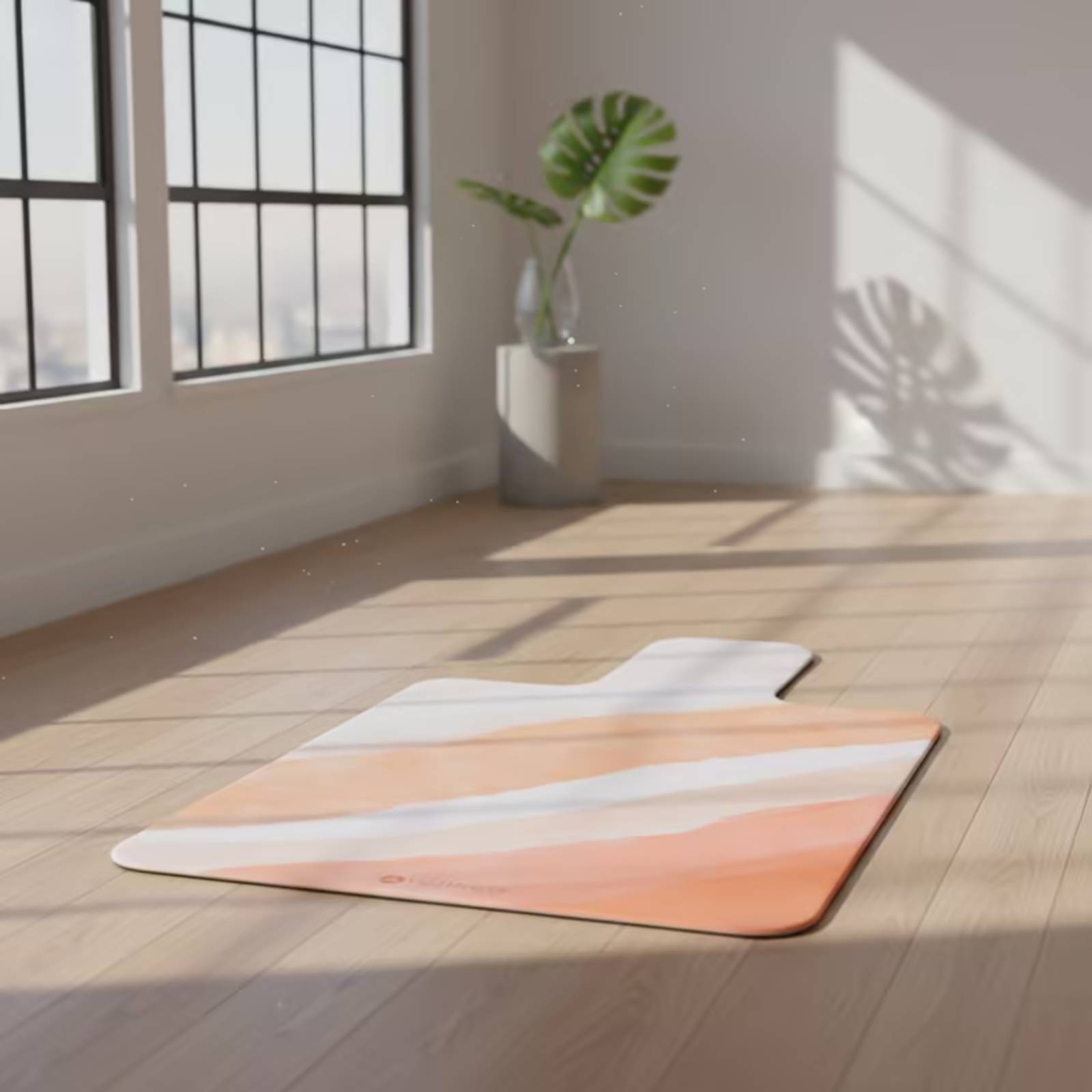 Pilates & Yoga With Harna - Exercise Mat Suede Pilates Mat Non