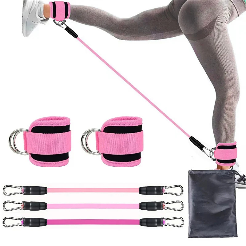 Pilates Ankle Strap - Ankle Straps Resistance Bands Set Fitness