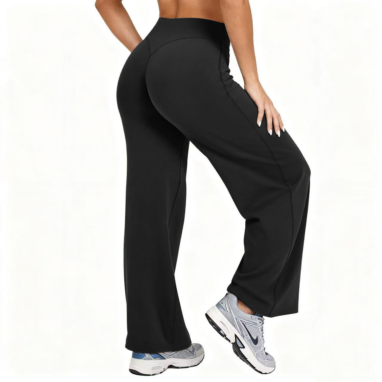 Pilates & Yoga With Harna - Women Plus Size Yoga Wide-leg Pants