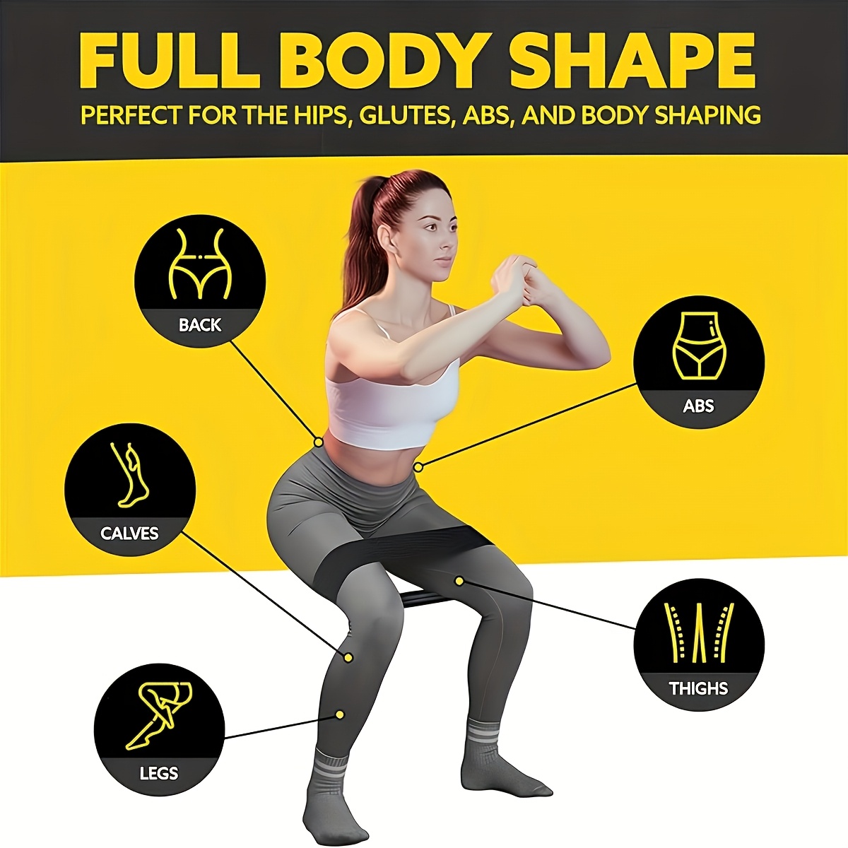 3PCS Resistance Bands Set, Ela - Pilates Yoga Bar 评论和价格