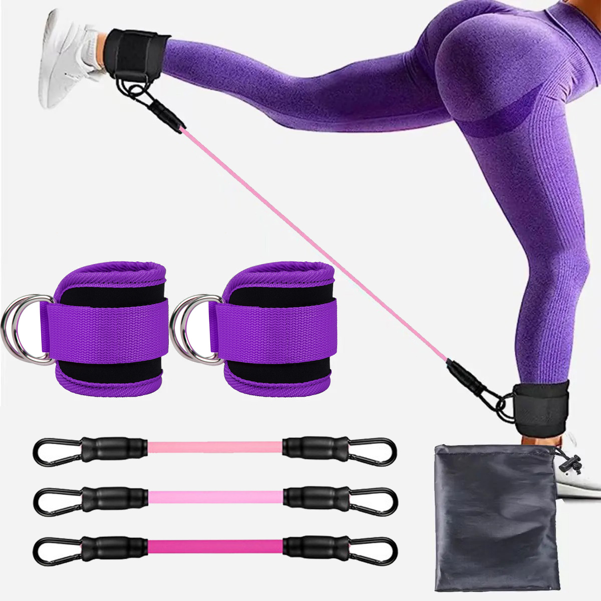 Resistance Bands With Ankle St - Pilates Ankle Strap 评论和价格
