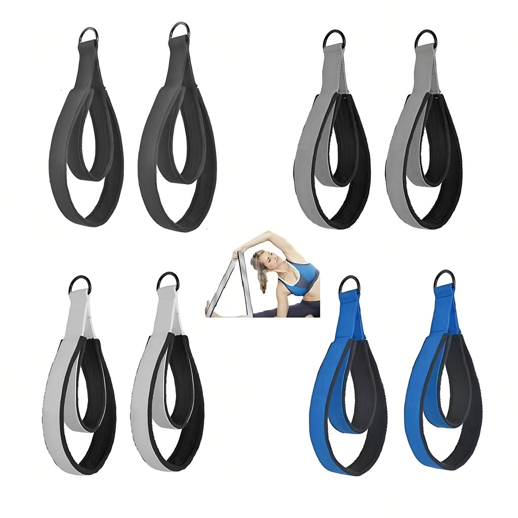 Double Ring Elastic Yoga Pilat - Pilates Ankle Strap 评论和价格