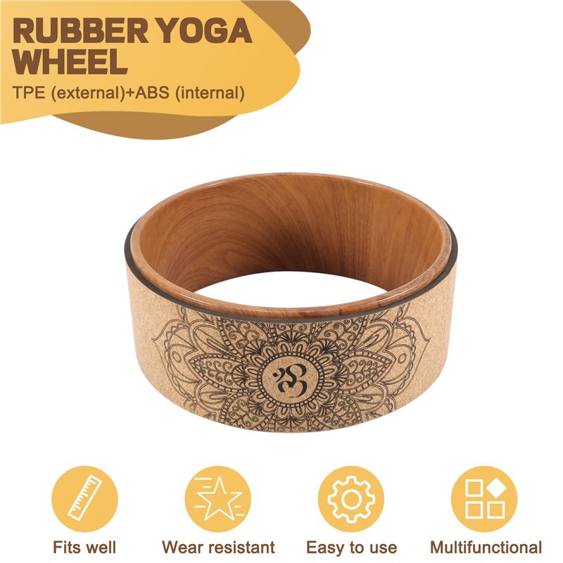 Superior-Cork Yoga Wheel For Y - Yoga Wheel Dharma 评论和价格