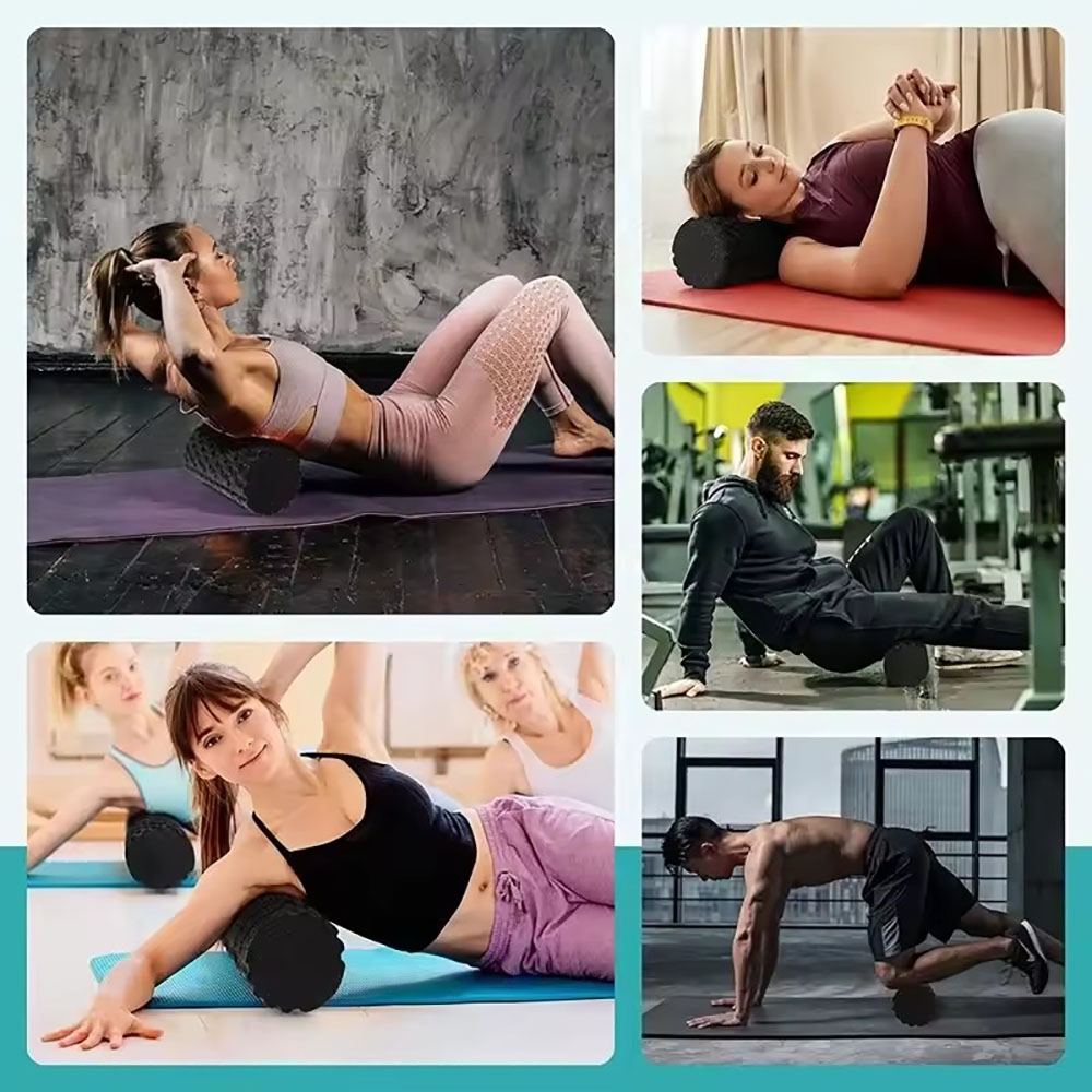 33cm Foam Roller for Muscle Ma - Pilates Yoga Bar 评论和价格