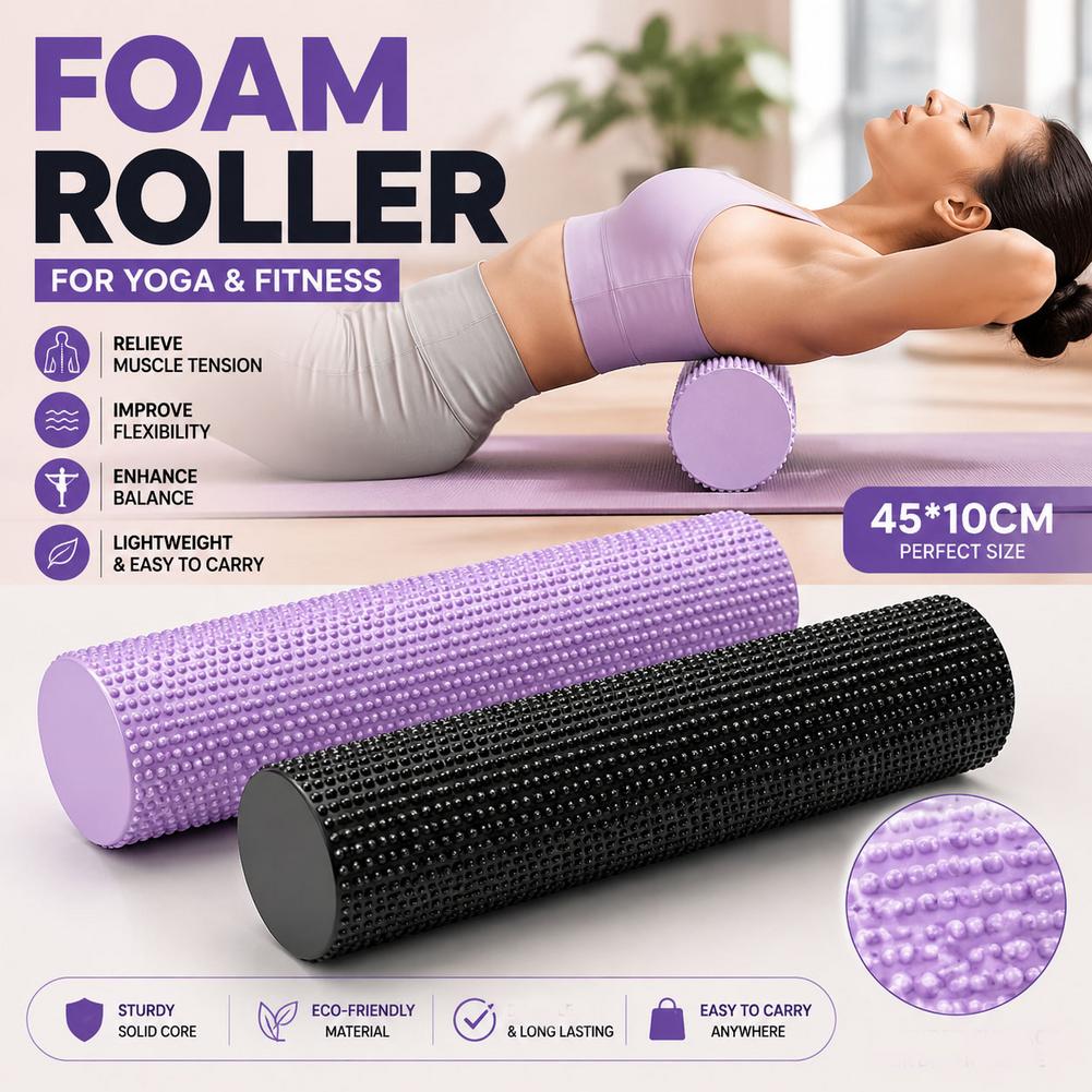 Yoga Foam Roller EVA High Dens - Pilates Yoga Bar 评论和价格