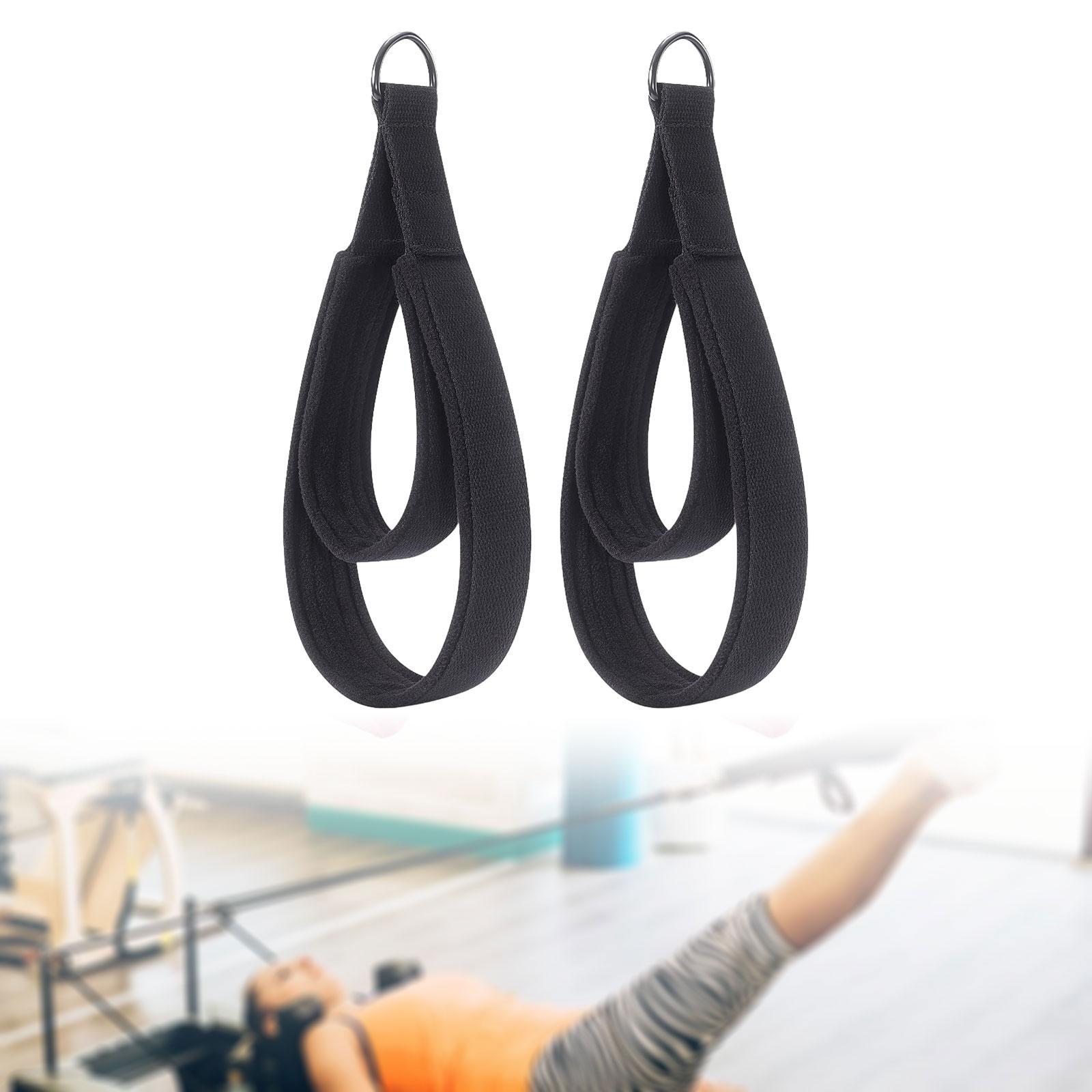 2x D Rings Straps Nonslip Pila - Pilates Ankle Strap 评论和价格