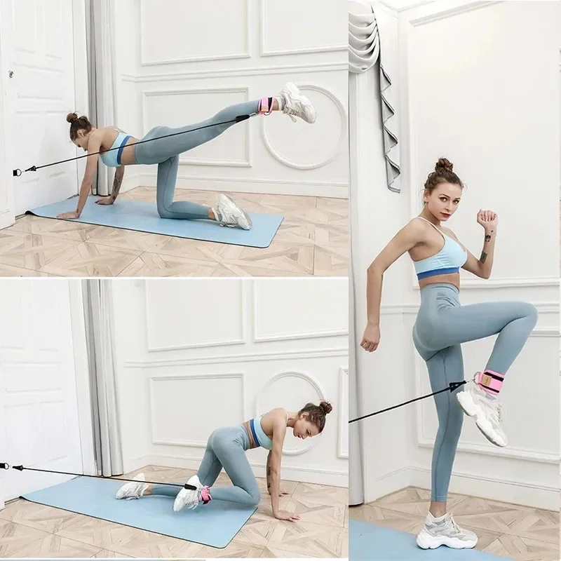 Ankle Straps Resistance Bands  - Pilates Ankle Strap 评论和价格