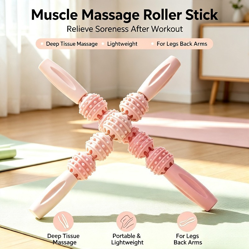 Massage Stick, Wolf Tooth Stic - Pilates Yoga Bar 评论和价格