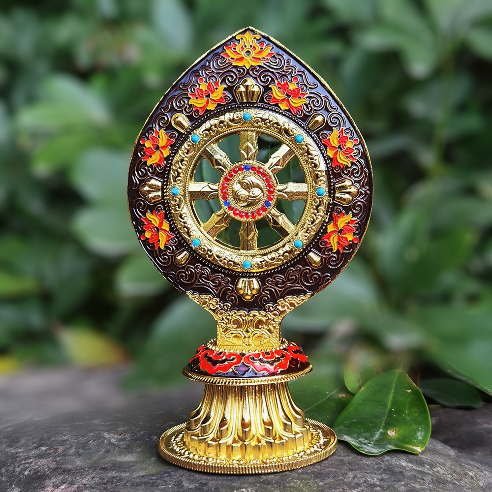 Tibetan Dharma Wheel Decor for - Yoga Wheel Dharma 评论和价格