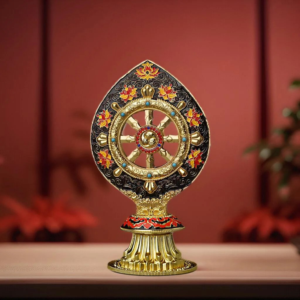Tibetan Dharma Wheel Decor for - Yoga Wheel Dharma 评论和价格