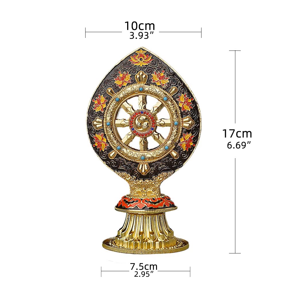 Tibetan Dharma Wheel Decor for - Yoga Wheel Dharma 评论和价格