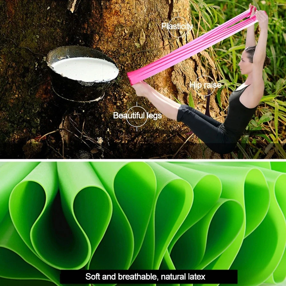 Yoga Elastic Bands Portable Pi - Pilates Yoga Bar 评论和价格