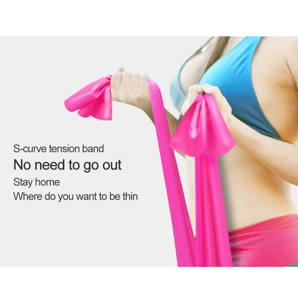Yoga Elastic Bands Portable Pi - Pilates Yoga Bar 评论和价格