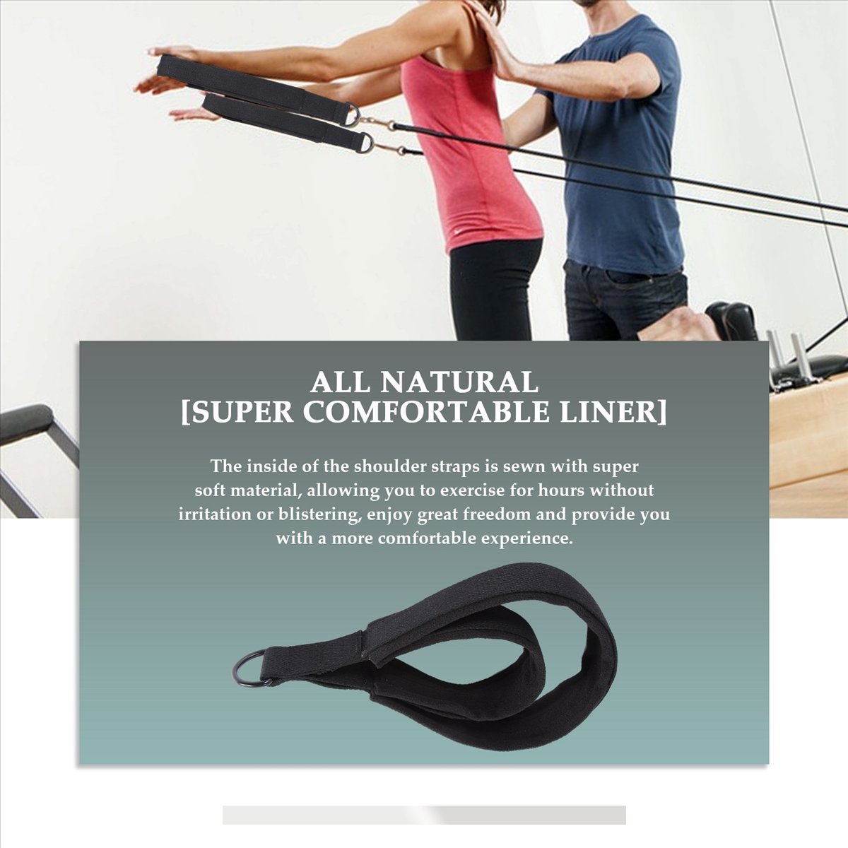 【STOCK】2PCS Pilates Double Loo - Pilates Ankle Strap 评论和价格