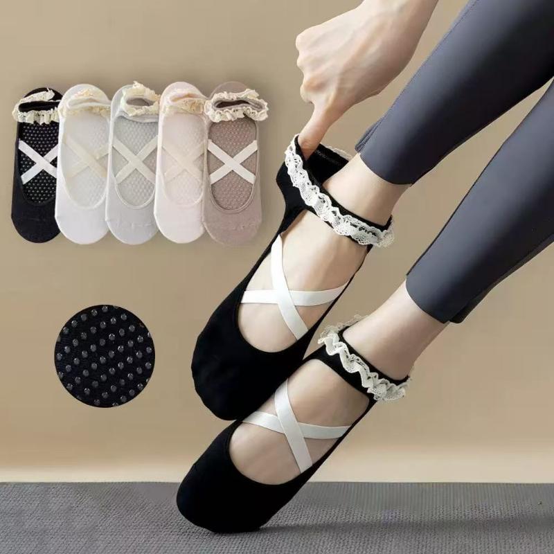1Pairs Cute Lacework Pilates S - Pilates & Yoga With Harna 评论和价格