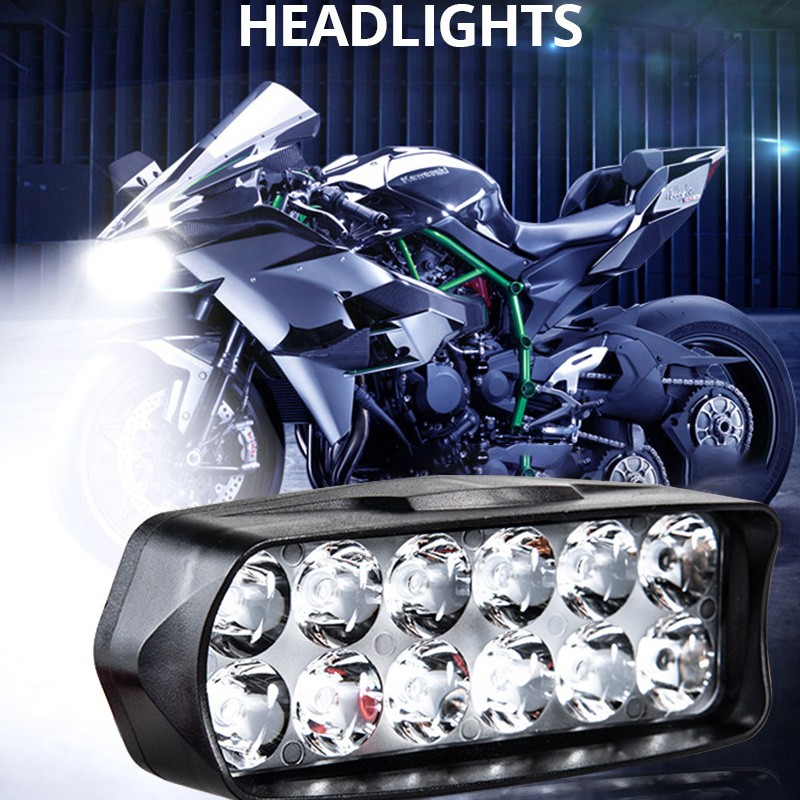 Motorcycle Headlight 12v Spot  - Head Racket Boom 评论和价格