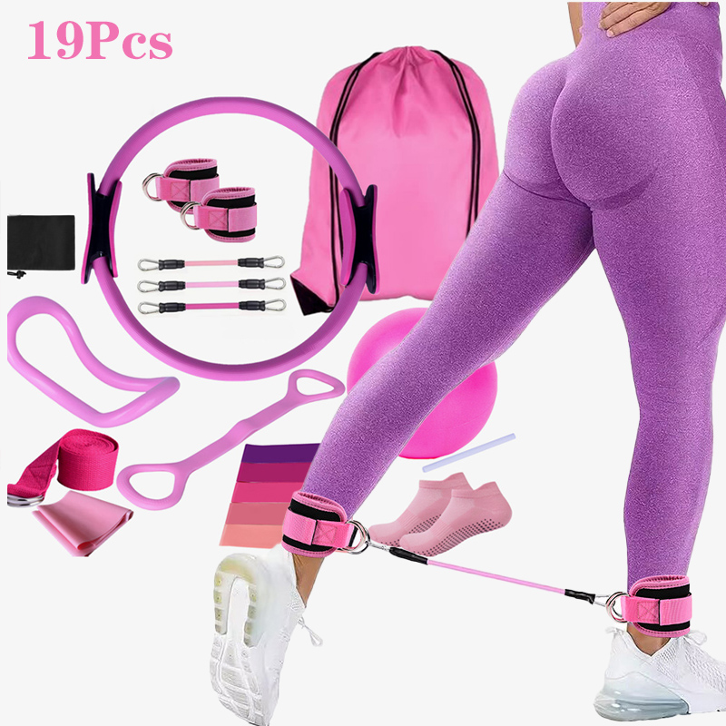 Yoga Pilates Circle 19-Piece S - Pilates Ankle Strap 评论和价格